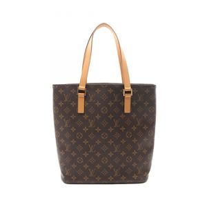 LOUIS VUITTON Authentic Brown Monogram Leather Tote Bag